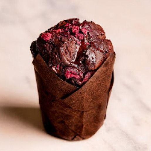 Meal card cover for: CAT Dark chocolate & raspberry muffin