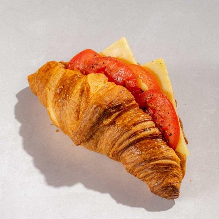 Meal card cover for: CAT Cheese + tomato croissant CAT