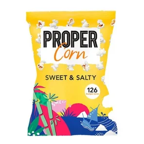 Meal card cover for: propercorn sweet & salty