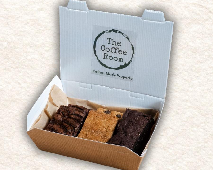 Meal card cover for: 6x Triple chocolate brownie (in 24 bites)