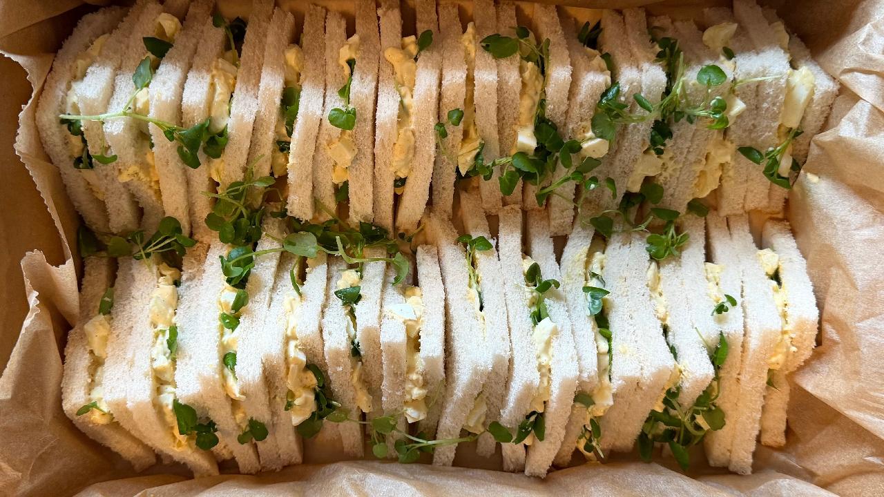 Meal card cover for: Egg Mayo & Cress Sandwich Box (24 pcs)
