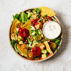 Meal card cover for: Chipotle salad