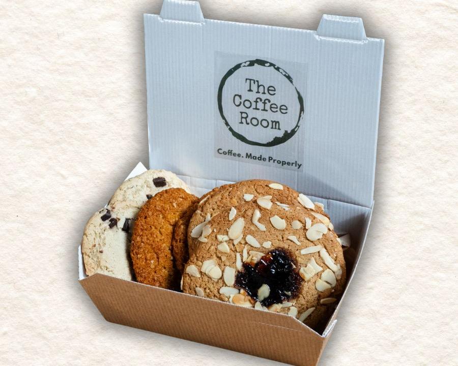 Meal card cover for: 6x White Chocolate Chunk Cookie