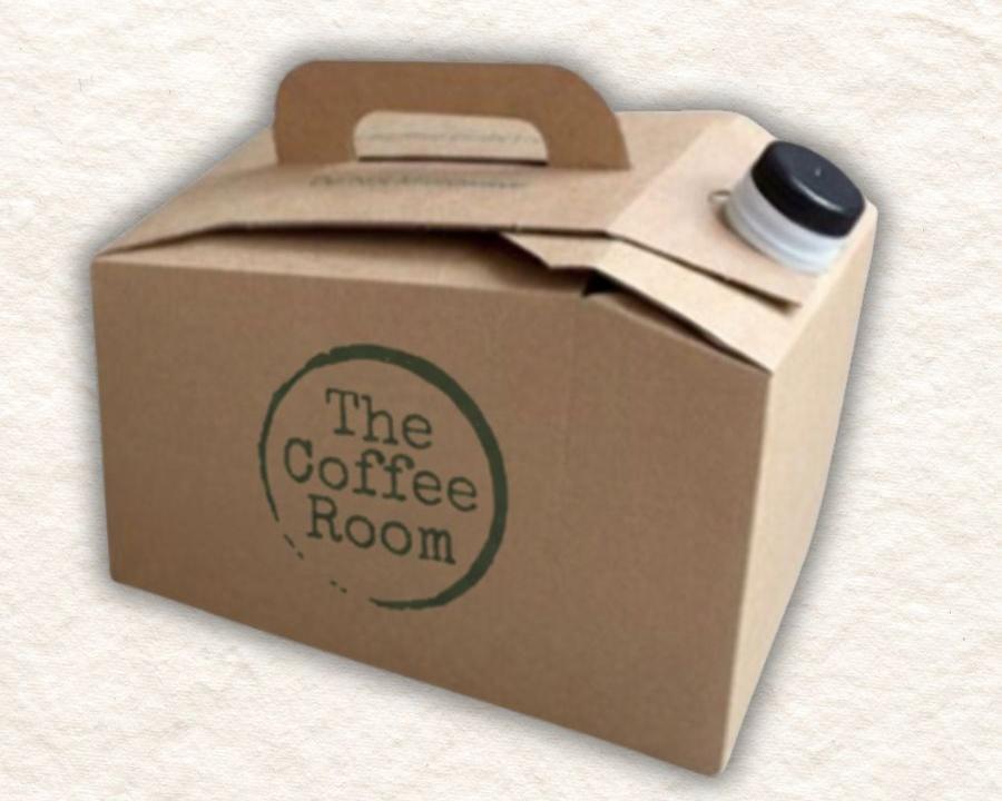 Meal card cover for: 2.7L (96oz) Freshly squeezed Orange Juice | ~12 people | £2.45/pp