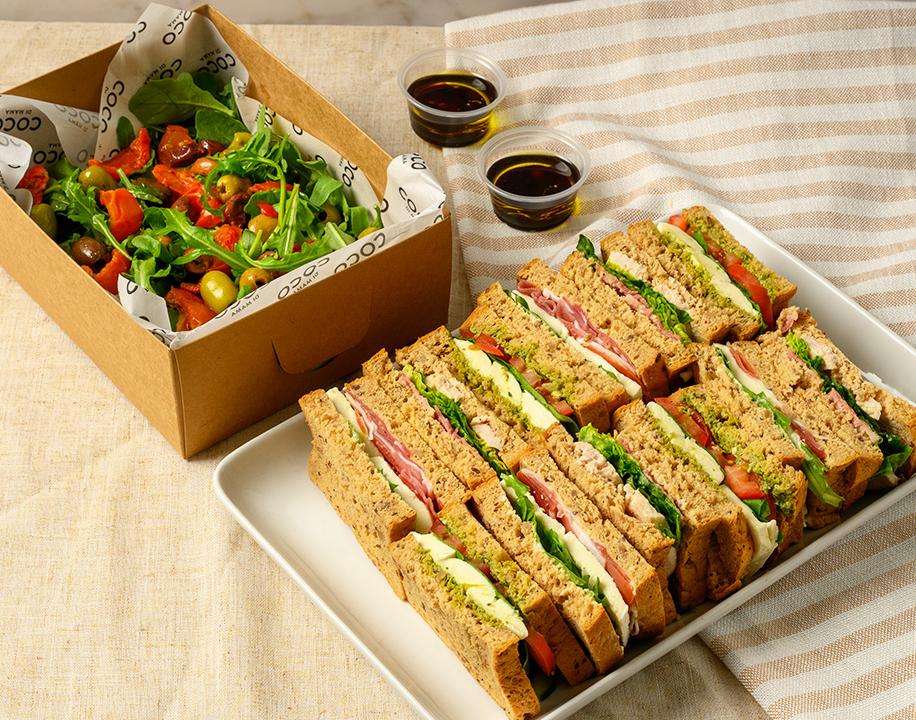 Meal card cover for: NEW⭐ Non-Gluten Sandwich & Salad Platter