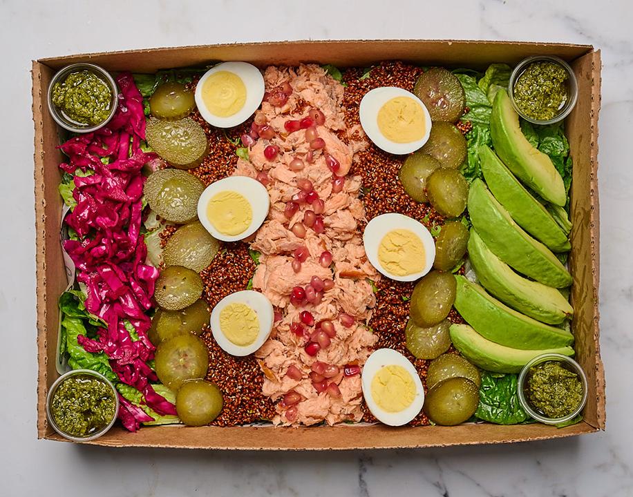 Meal card cover for: PLATTER - Super Salmon Balance
