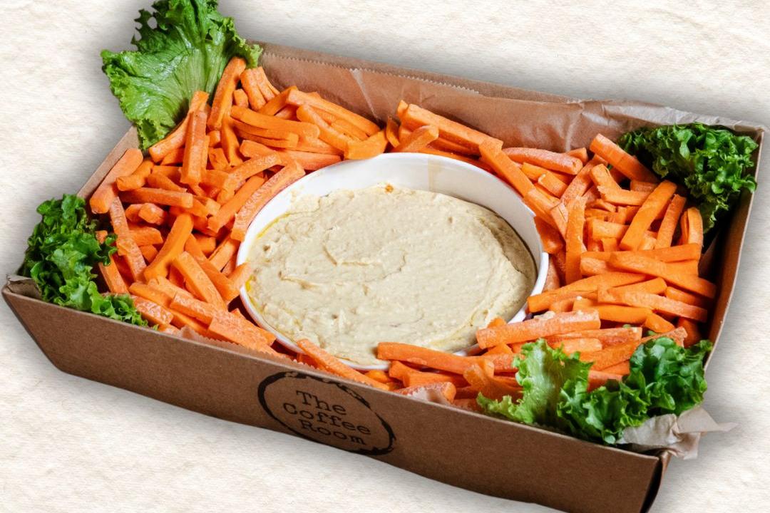 Meal card cover for: Hummus (3Kg) & Carrot Batons Box (2.5Kg)