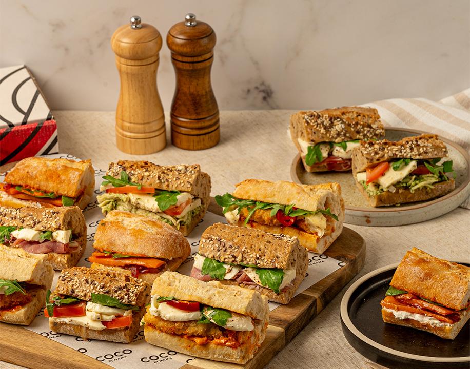 Meal card cover for: Italian Sandwich Platter