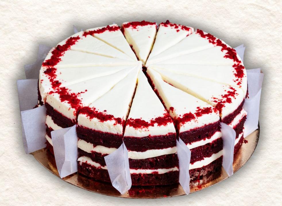 Meal card cover for: Red Velvet (~12 Slices)