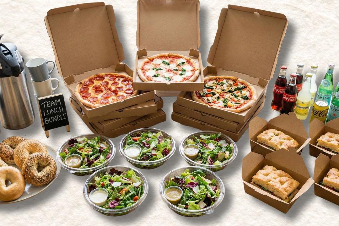 Meal card cover for: Deluxe Lunch | ~12 People | £22.17/pp