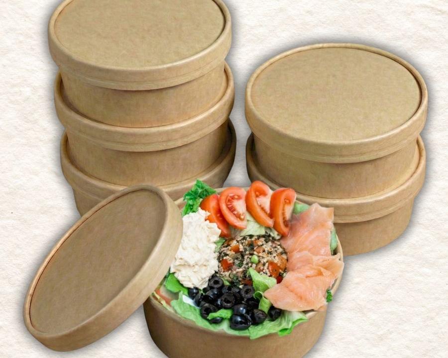 Meal card cover for: 6x Salmon & Egg Mayo Salad
