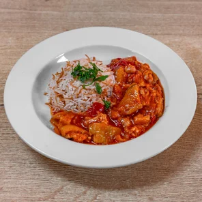 Meal card cover for: Yakhnet Batinjen with Lamb