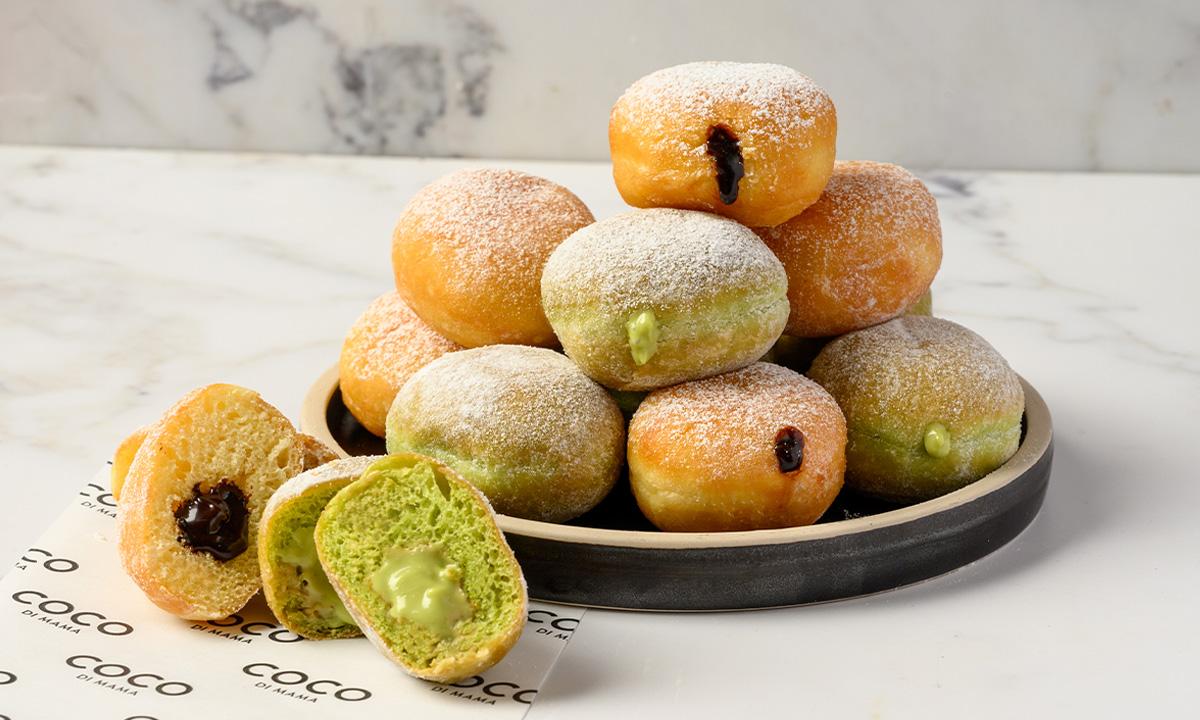 Meal card cover for: Nutty Bomboloni Box (V)