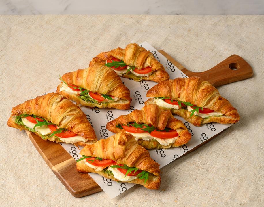 Meal card cover for: PLATTER - Caprese Croissant (V)