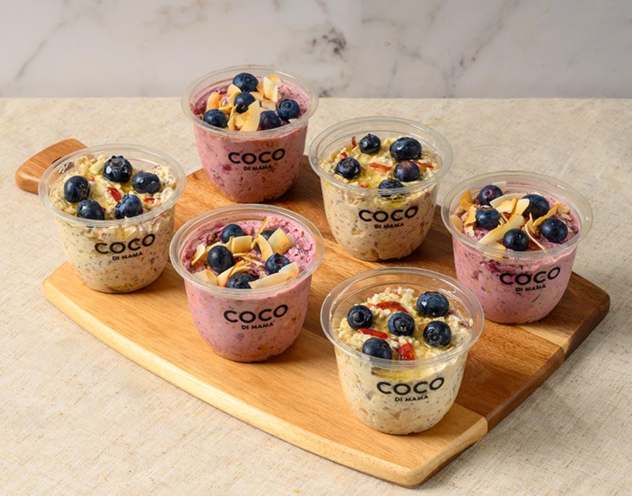 Meal card cover for: Overnight Oats Platter (V)