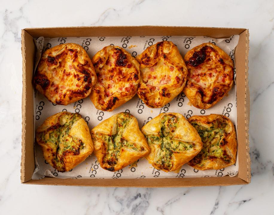 Meal card cover for: Savoury Pastries Platter