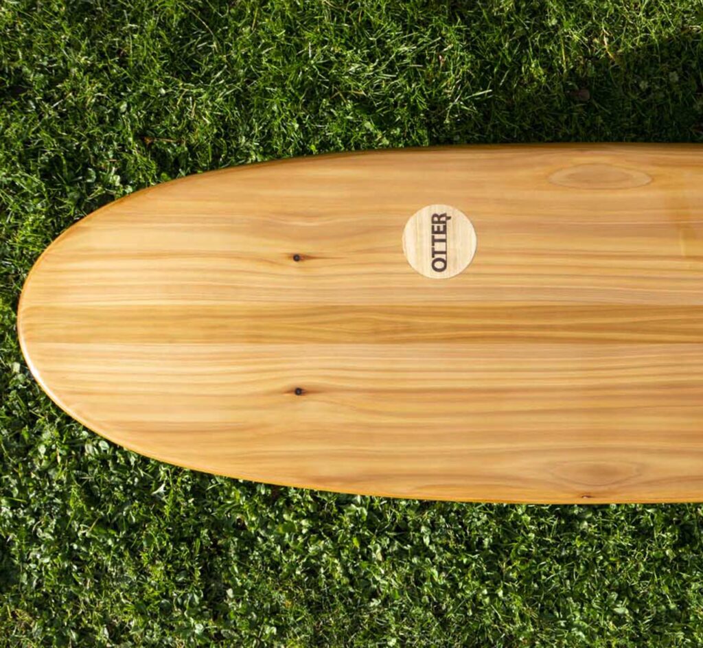 otter wooden surfboard island hopper
