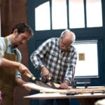 otter surfboards wooden bellyboard workshop