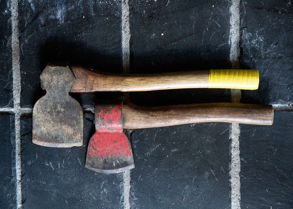 vintage axe restoration project mat arney