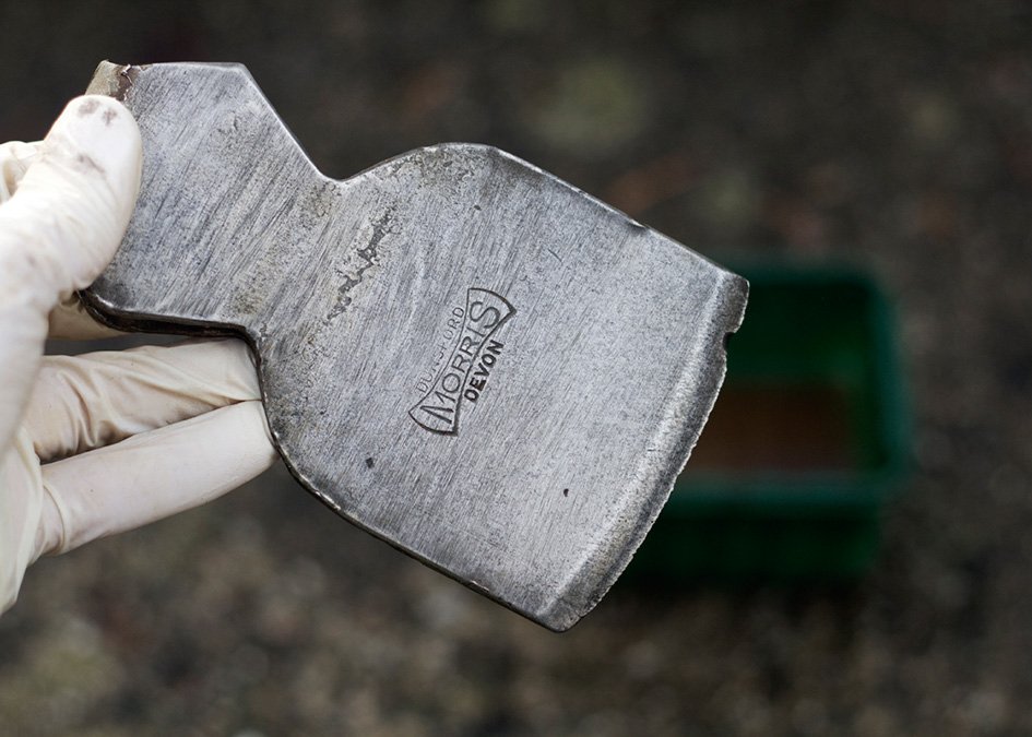 vintage axe restoration project mat arney