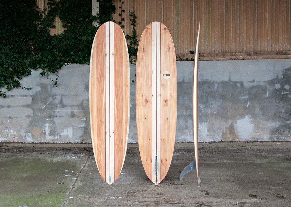 Barque otter surfboards wooden