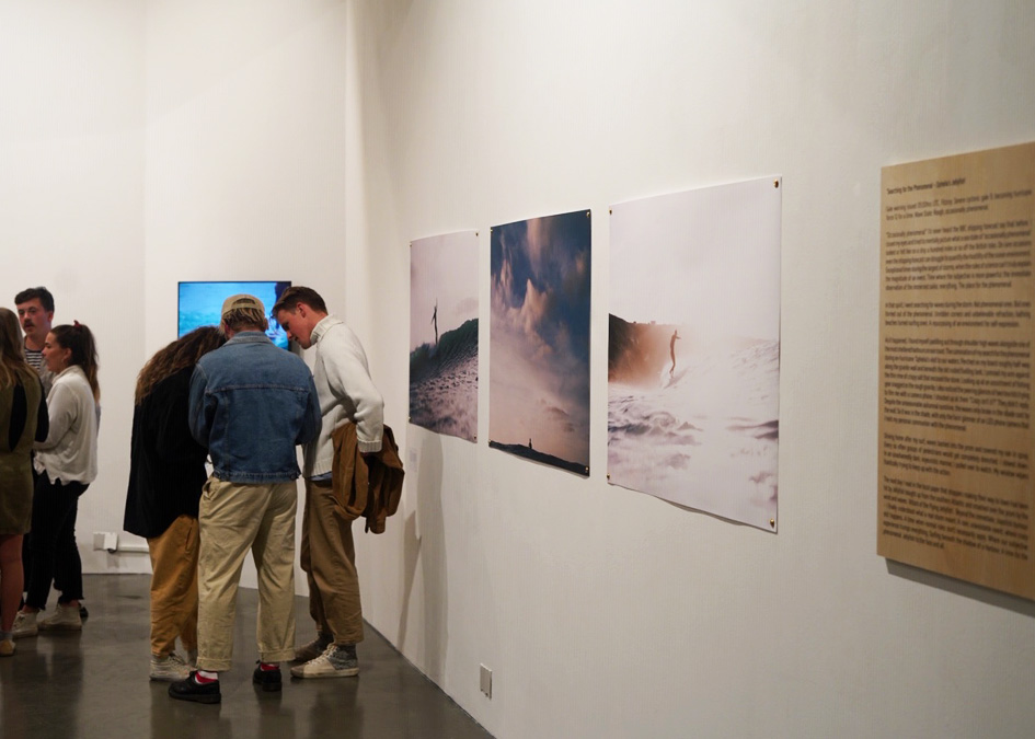 Newlyn Exchange Art Gallery Surf School Exhibition 2019 Dave Muir Jack Johns Nick Pumphrey Otter Surfboards makers in residence