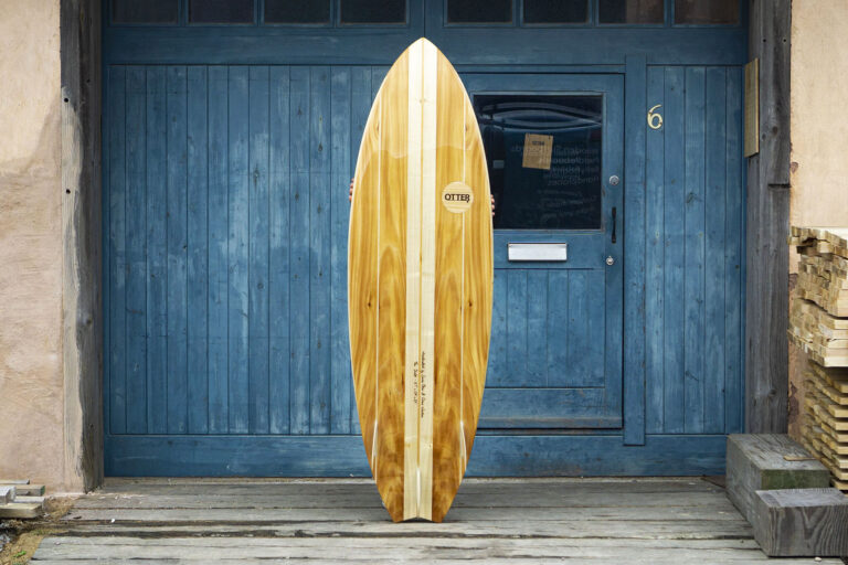 6'2 Swift sustainable wooden surfboard by otter surfboards