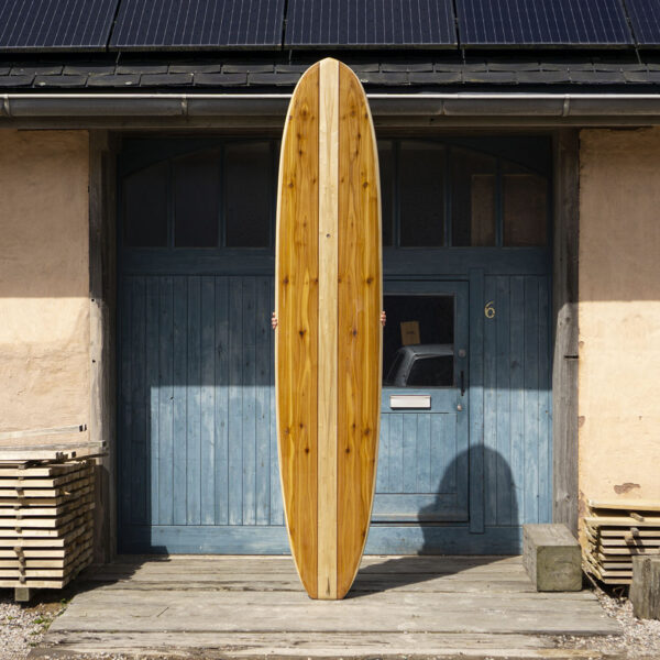 Pier Longboard Single Sandwich Deck - Otter Wooden Surfboards
