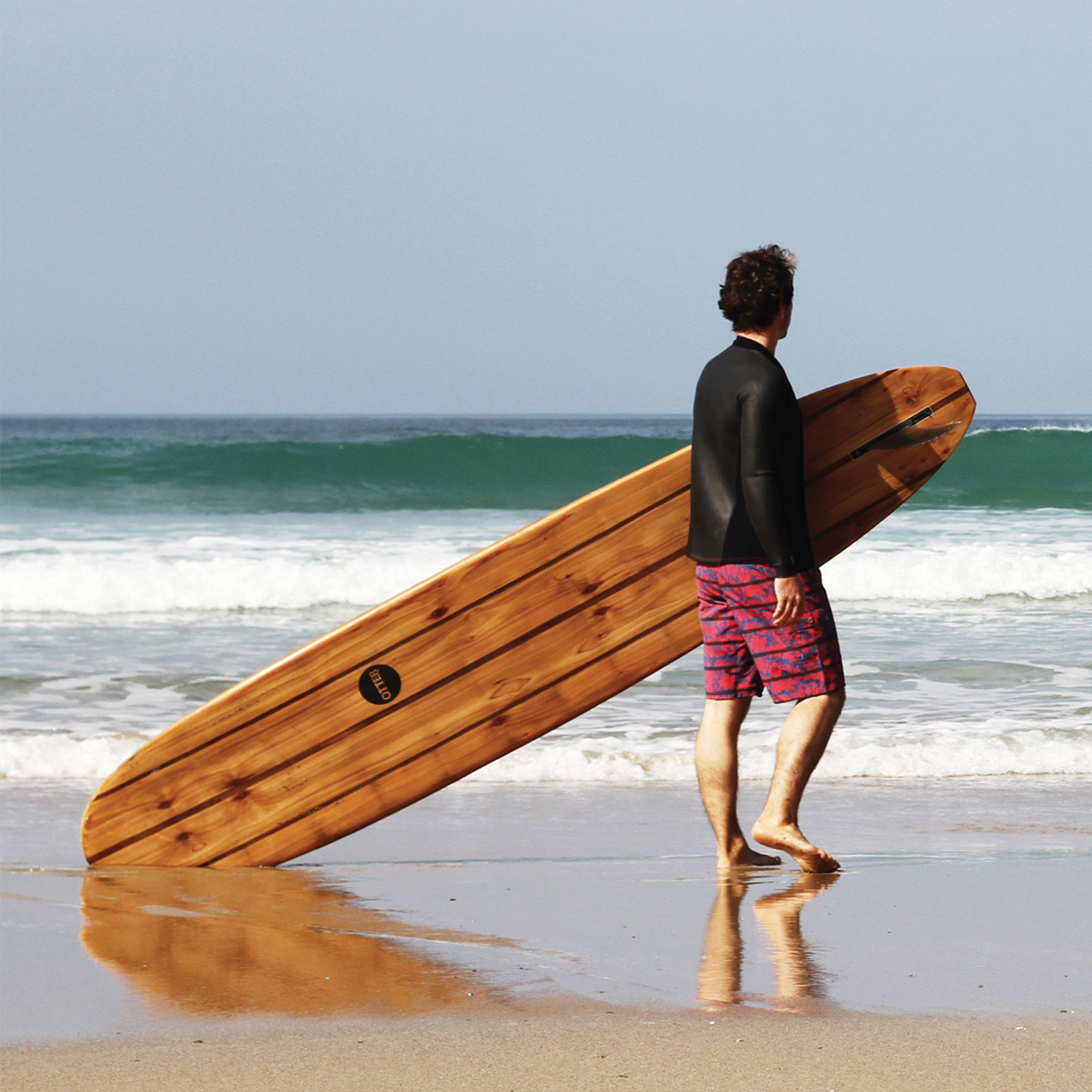 otter pier wooden surfboard pier longboard product