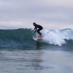 otter wooden surfboard surfer wave