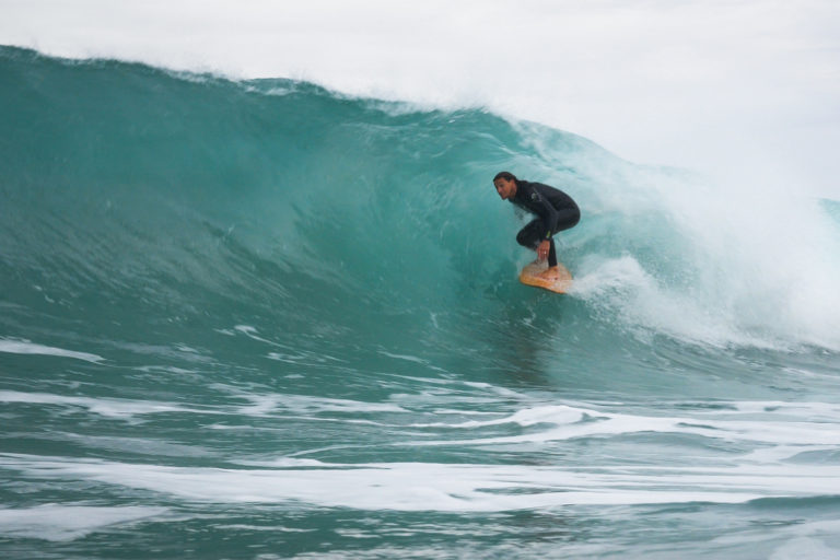 otter sustainable wooden surfboards alan stokes barrel surfer