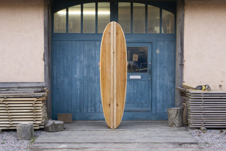 Otter Surfboards Wooden Surfboard Jetty Double Sandwich Deck
