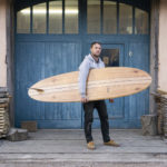 Otter Surfboards Wooden Surfboard Jetty Double Sandwich Hold