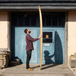 Otter Wooden SUP Stand Up Paddleboard Skiff triple pale profile