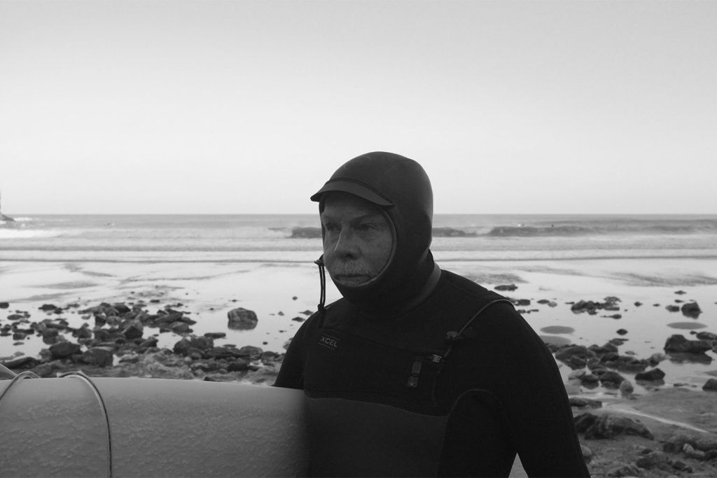Silver Surfer Journal Surfer on the beach