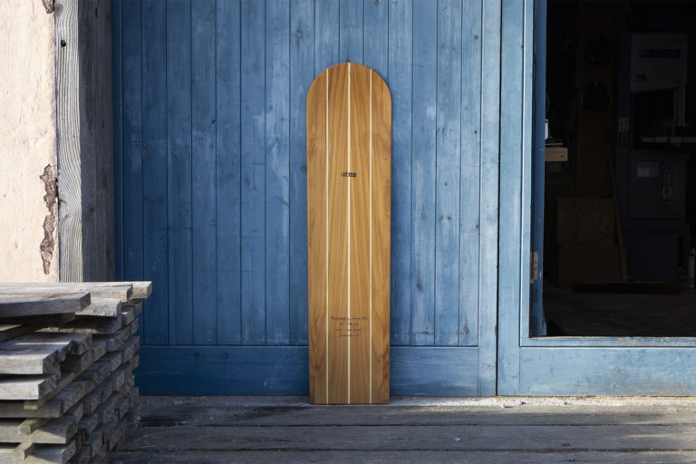 otter wooden bellyboard triple pale layup