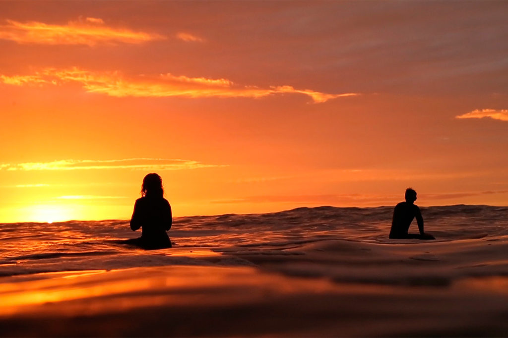 Lewis Arnold Sandy Kerr Easkey Britton Chris Noble Solstice Film Wooden Surfboards Scotland Hebrides Otter Sunset surf