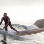 Rob Roma Reviews Wooden surfboard surfing st agnes longboard surfboard cornwall
