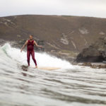 Rob Roma Reviews Wooden surfboard surfing st agnes longboard surfboard cornwall