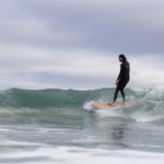 larry lawrence stafford surfing wooden surfboard finisterre st agnes woodburner