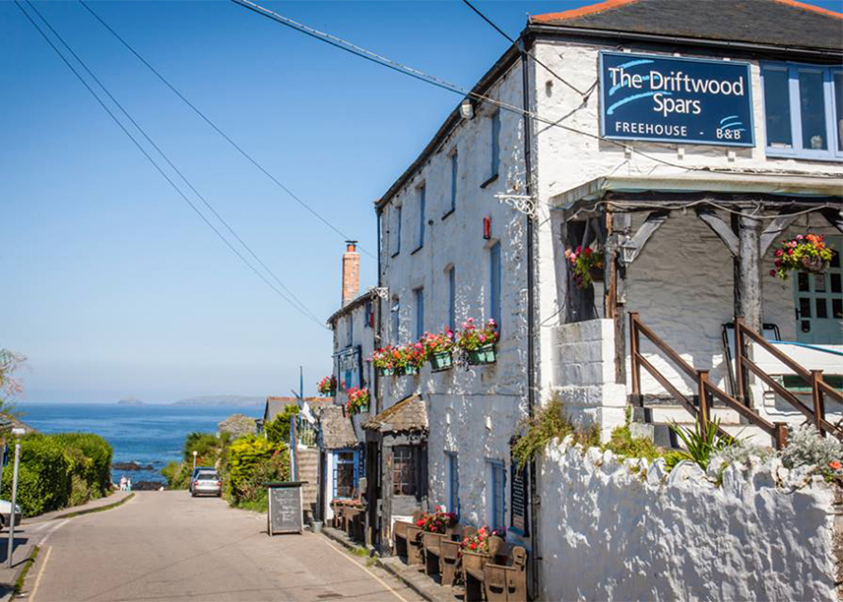 driftwood spars pub and b&b st agnes
