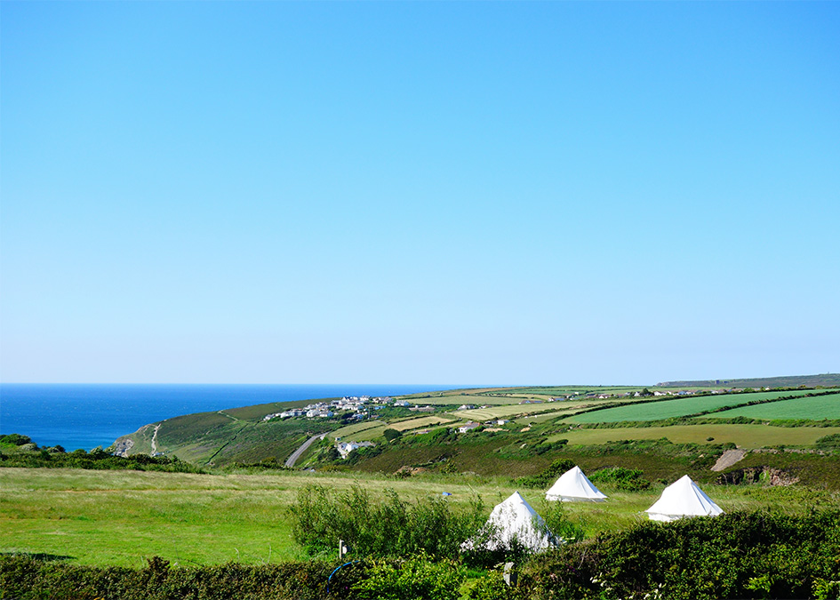 Mount Pleasant Eco Park Porthtowan camp site