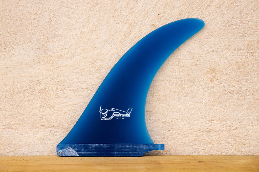 George Greenough 4A single surf fin blue