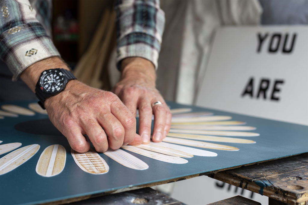 Ben Cook Surf Flower Wooden Surfboards with James Otter