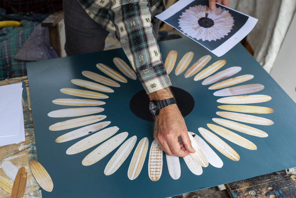 Ben Cook Surf Flower Wooden Surfboards with James Otter