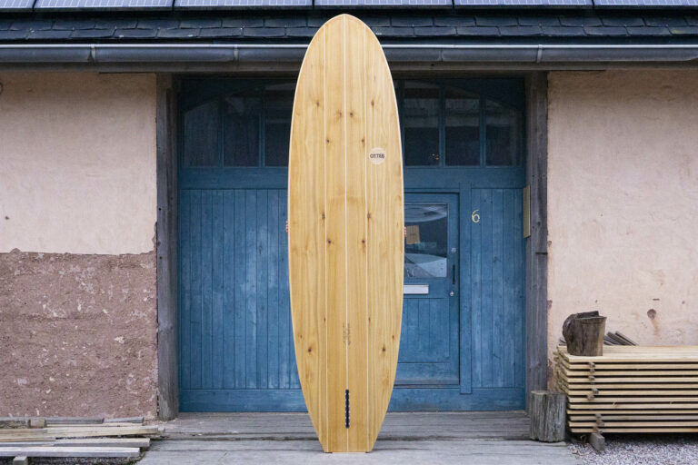 9-8 Otter Wooden Paddle Board SUP Drift Triple Pale - Bottom