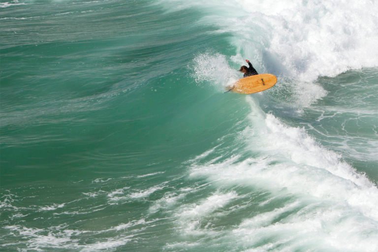Ben Skinner National Trust Jetty Otter Wooden Surfboard