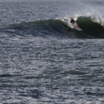 James Otter Wooden surfboard Jetty drop