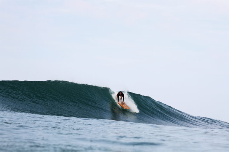 James Otter Riz Boardshorts Wooden Surfboard Seasaw Longboard drop