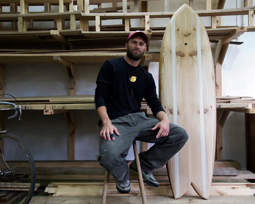 shane otter surfboards wooden surfboard workshop